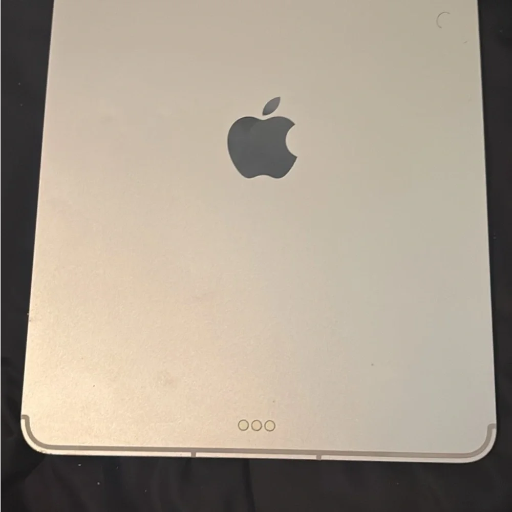 Apple iPad Black Front Tablet with White Apple Logo